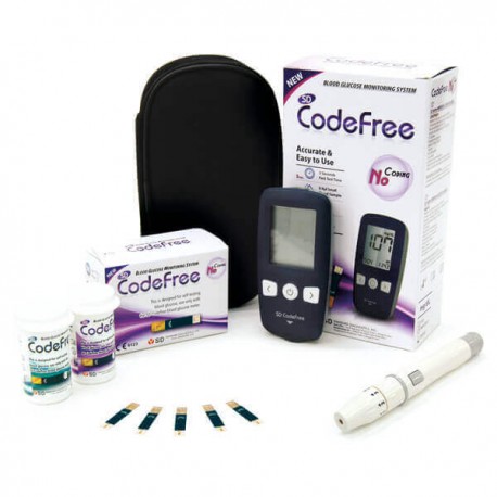 SD Code Free Blood Glucose Monitor